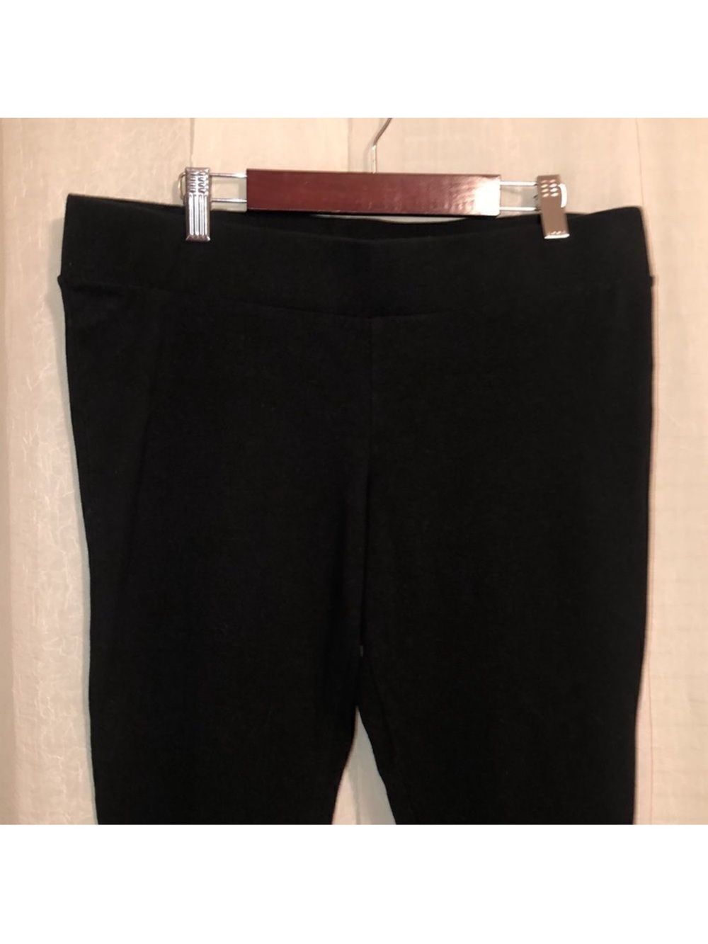 Liz Lange M Black Cotton Maternity Leggings
